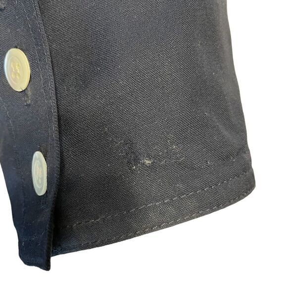 Vintage 1990s Karl Lagerfeld Sample Sale Blue Peplum Jacket - Picture 10 of 14